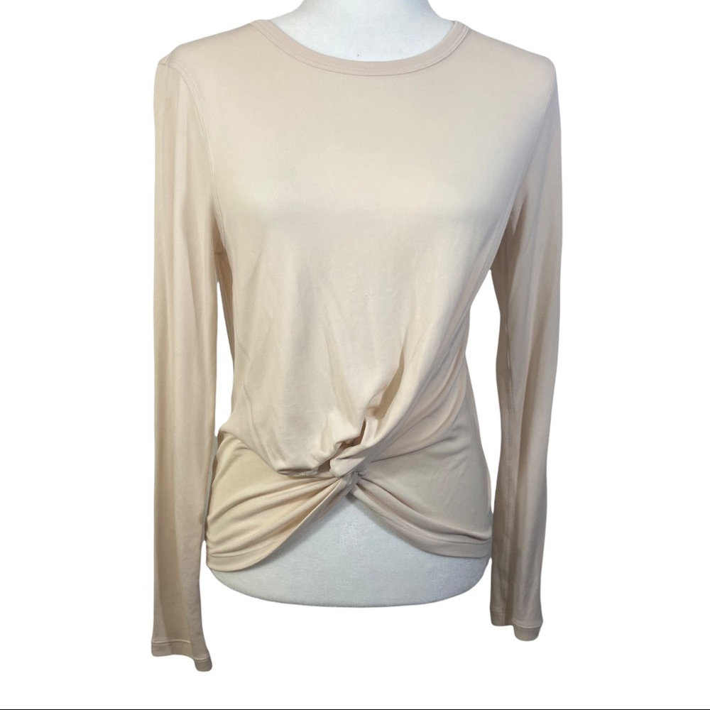 Lululemon long sleeve knot front top size small